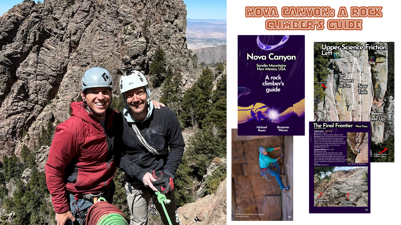 UNM professors publish rock climbing guidebook to support local